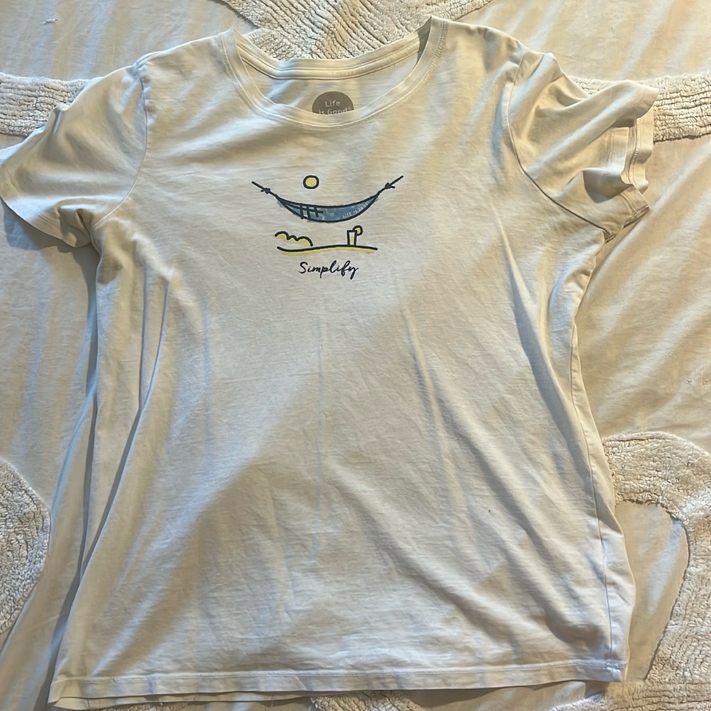 Life is Good “simplify” shirt
